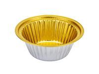 حافظة الطعام شكل دائري (علبة حفظ طعام من ورق الألومنيوم/ حاوية حفظ الطعام/ صحن قصدير دائري)