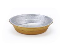 حافظة الطعام شكل دائري (علبة حفظ طعام من ورق الألومنيوم/ حاوية حفظ الطعام/ صحن قصدير دائري)