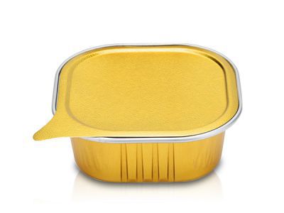 حافظات الطعام من ورق الألومنيوم مع أغطية